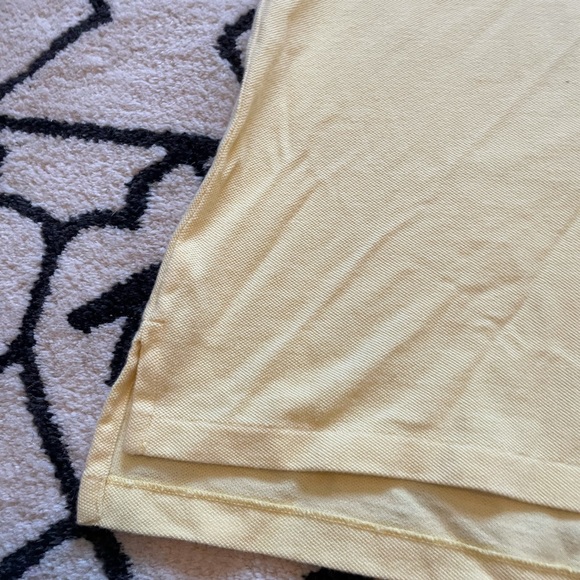 Polo Ralph Lauren Boy Light Yellow Short Sleeve Polo Shirt Medium (10-12) - Picture 6 of 6
